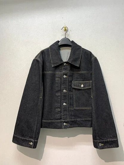 Classic Denim Short Loose Jacket - Kelly Obi New York